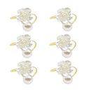 Anéis de Guardanapo com Pérola