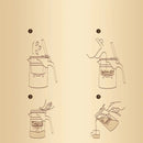 Bule com Infusor em Vidro Espessado Resistente ao Calor