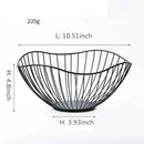 Cesta de frutas vazada de ferro