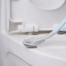 Escova Sanitária Silicone Longa com Suporte