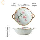 Tigela Doméstica em cerâmica, com alça para servir