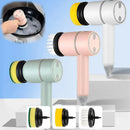 TurboScrub Max - Escova de Limpeza Elétrica Multifuncional Doméstica Recarregável