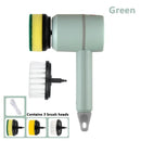 TurboScrub Max - Escova de Limpeza Elétrica Multifuncional Doméstica Recarregável