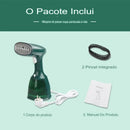 Vaporizador de Roupas Portátil Vertical - 280ml, 7 Orifícios, Aquecimento Rápido em 20 Segundos,